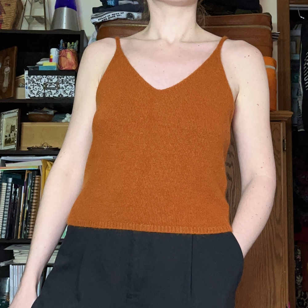 Code x Mode Angora Rabbit Knit Tank - Picture 2 of 7